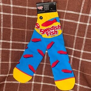 Swedish Fish Blue and Yellow Men's Socks